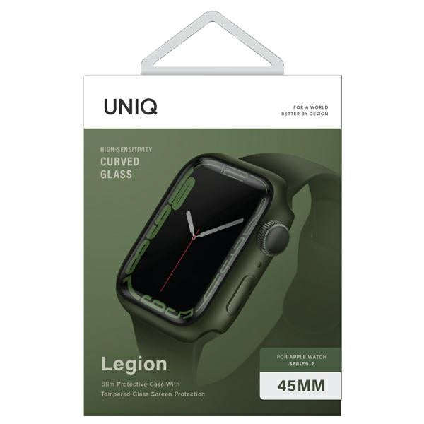 Uniq Legion case til Apple Watch Series 7/8/9 45mm grøn/grøn