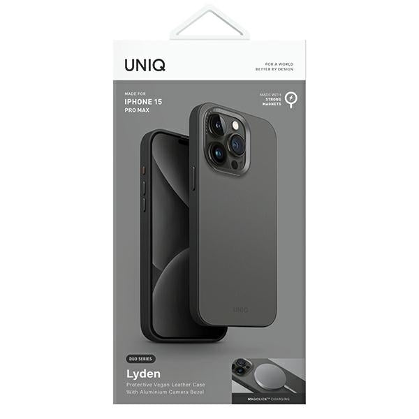 Uniq Lyden DS iPhone 15 Pro Max 6.7" Magclick Opladningsakse blå-sort/vasket blå-sort
