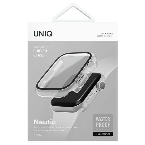 Uniq case Nautic Apple Watch Series 7/8/9 45mm gennemsigtig/dave klar