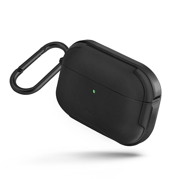 Uniq Valencia AirPods Pro Case Black/Midnight Black Antimikrobiel