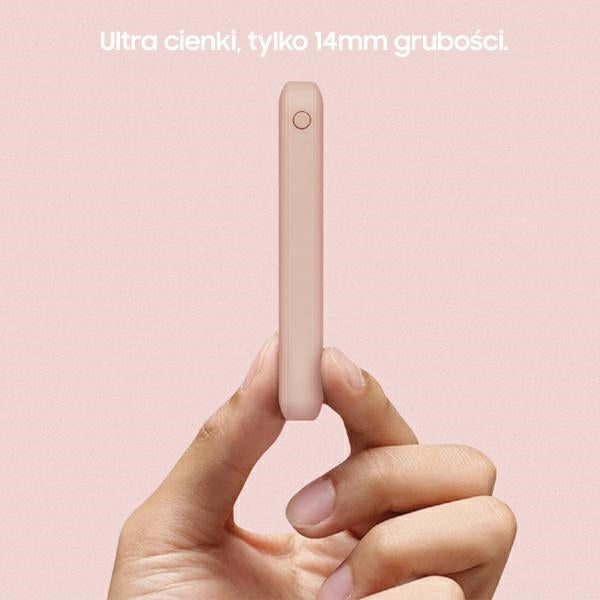 Powerbank Uniq Fuele mini 8000mAh USB-C 18W PD Hurtig opladning - lavendel