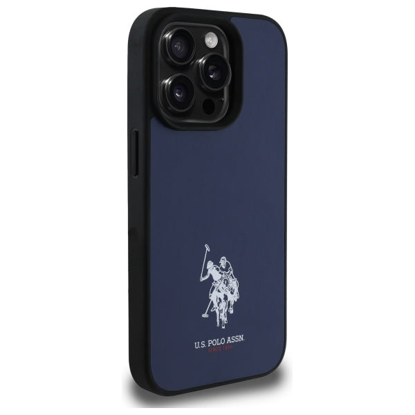 US Polo USHCP15XPGEV iPhone 15 Pro Max 6.7" Navy læder broderet DH Farve