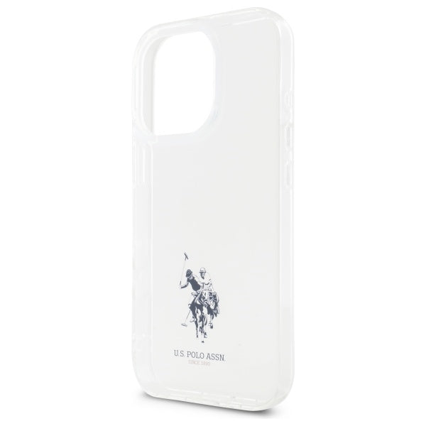US Polo USHCP15XUSMT iPhone 15 Pro Max 6.7" Clear/Transparent IML Printed Double Horse Logo