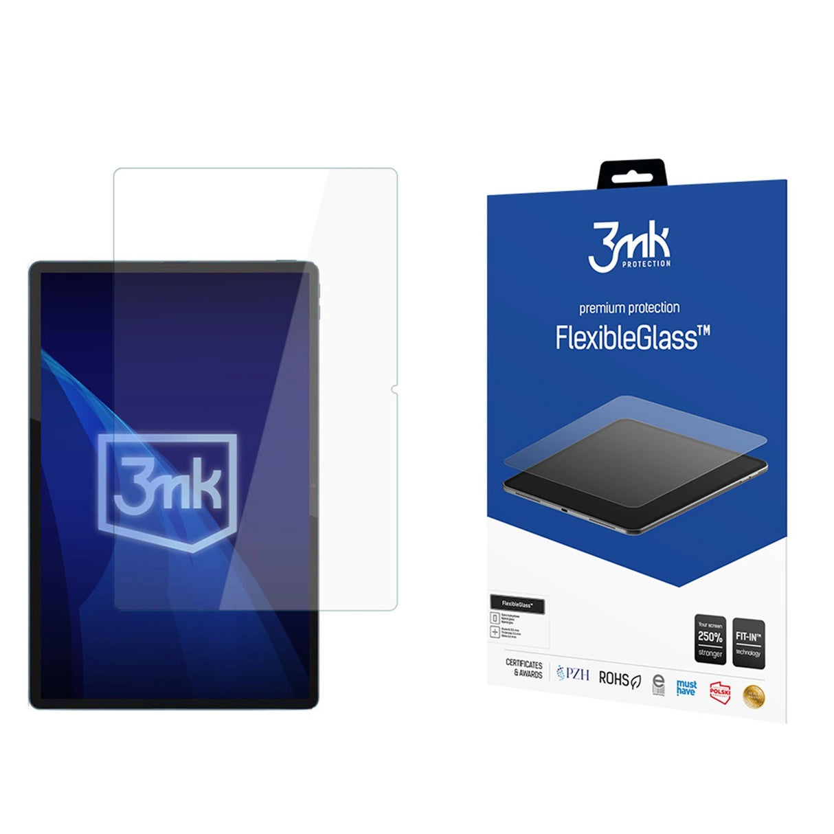 Hybridglas 3mk FlexibleGlassTM på Lenovo Yoga Tab Plus