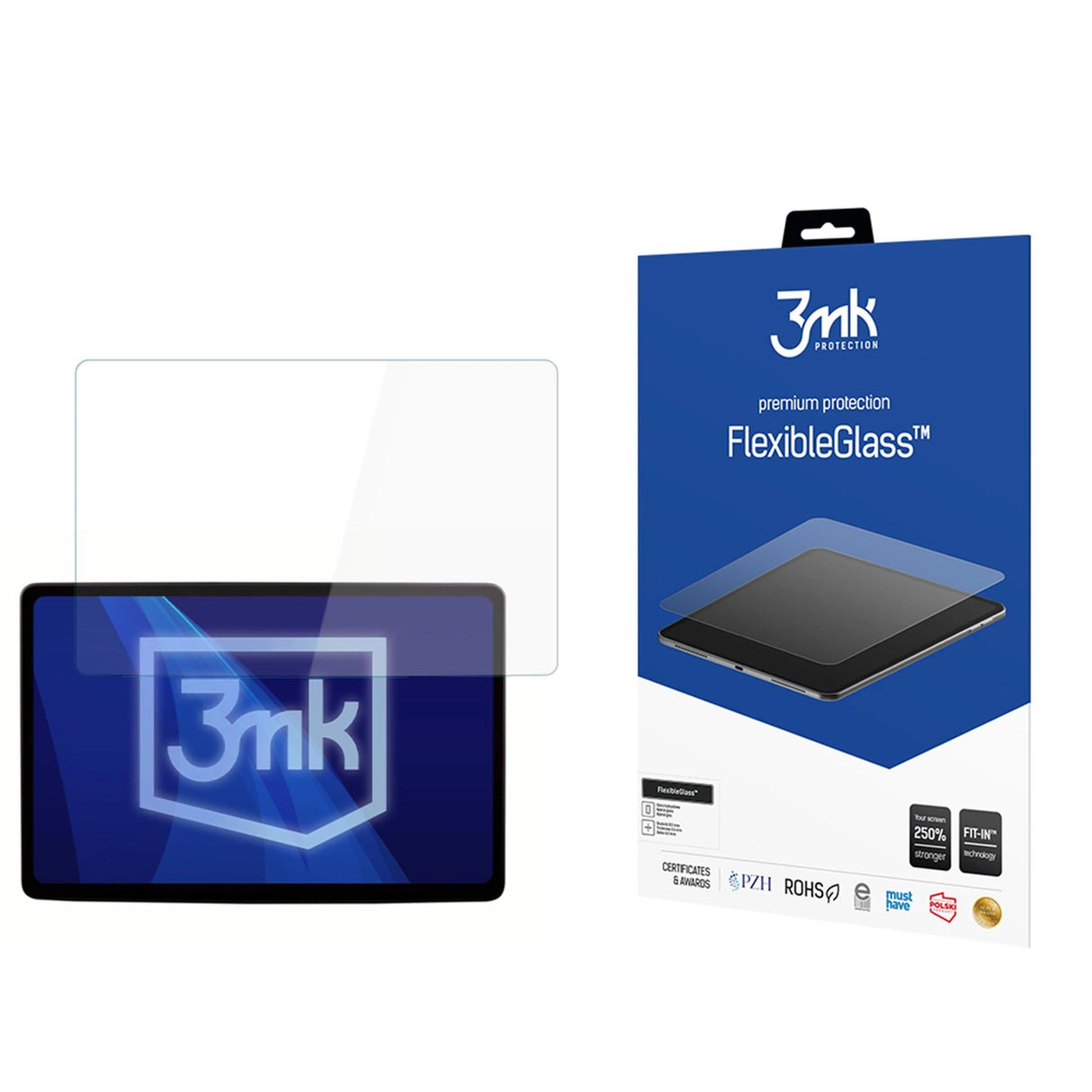 Hybridglas 3mk FlexibleGlassTM til Tesla Model Y