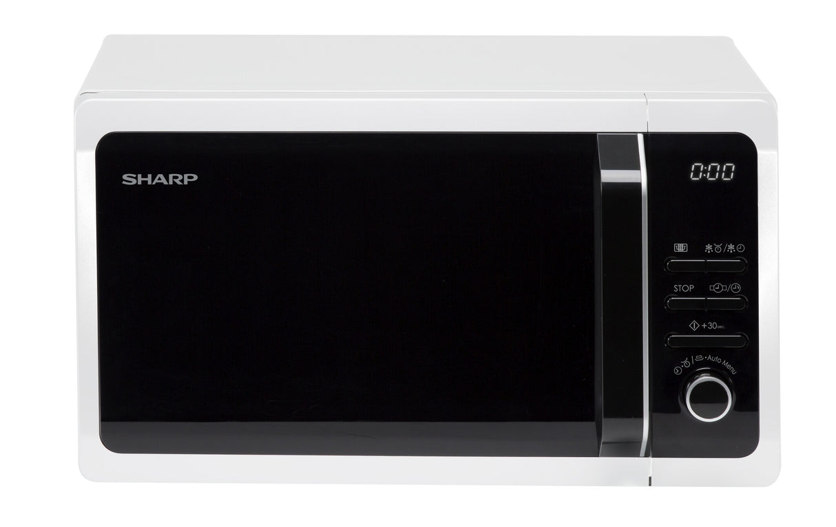 Sharp Home Appliances R-243W mikrobølgeovn Hvid Solo mikroovn Bordplade 20 L 800 W