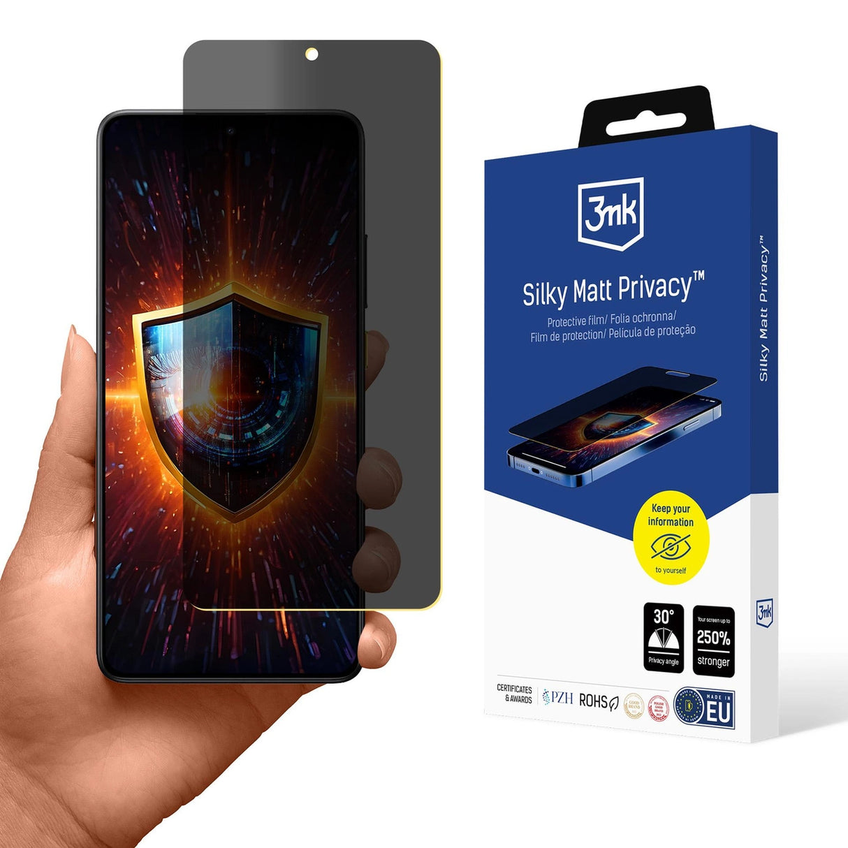 Privacy Film 3mk Silky Matt Privacy til Xiaomi Poco X7 Pro