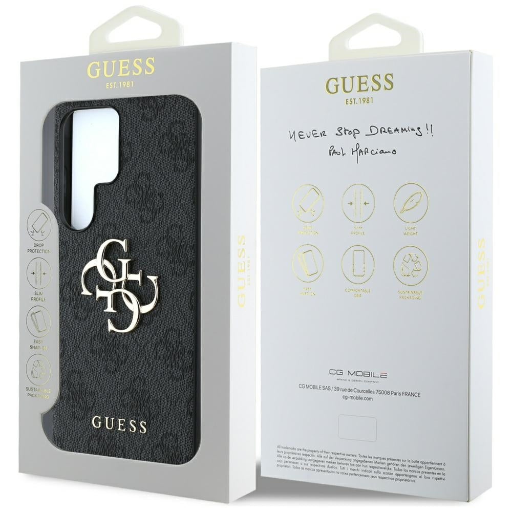 Guess Big 4G Logo Classic Logo Case til Samsung Galaxy S25 Ultra Black