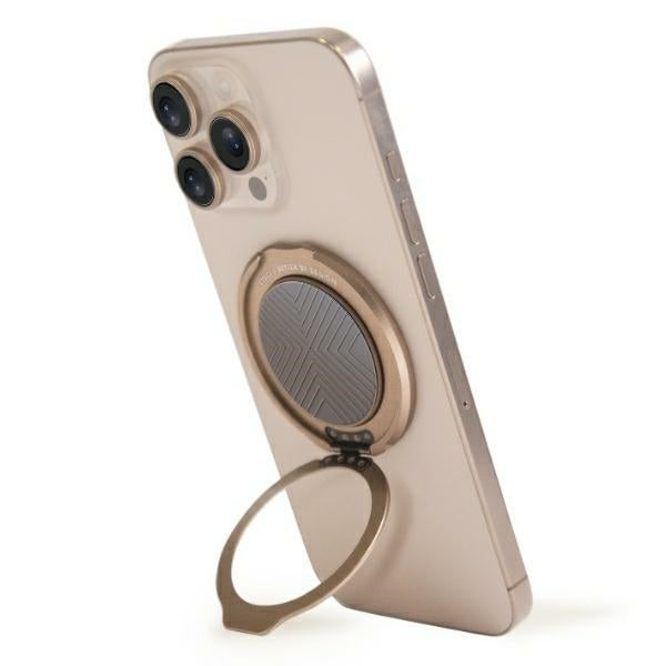 Uniq Gripfit 360 Magnetisk Mount&Kickstand Magnetisk Holder grå/flintgrå