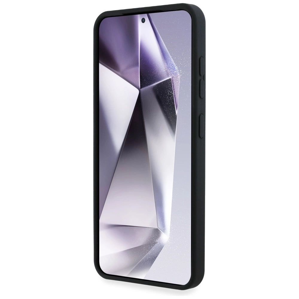 Case Karl Lagerfeld Silicone Metal Signature Logo Samsung Galaxy S25 sort