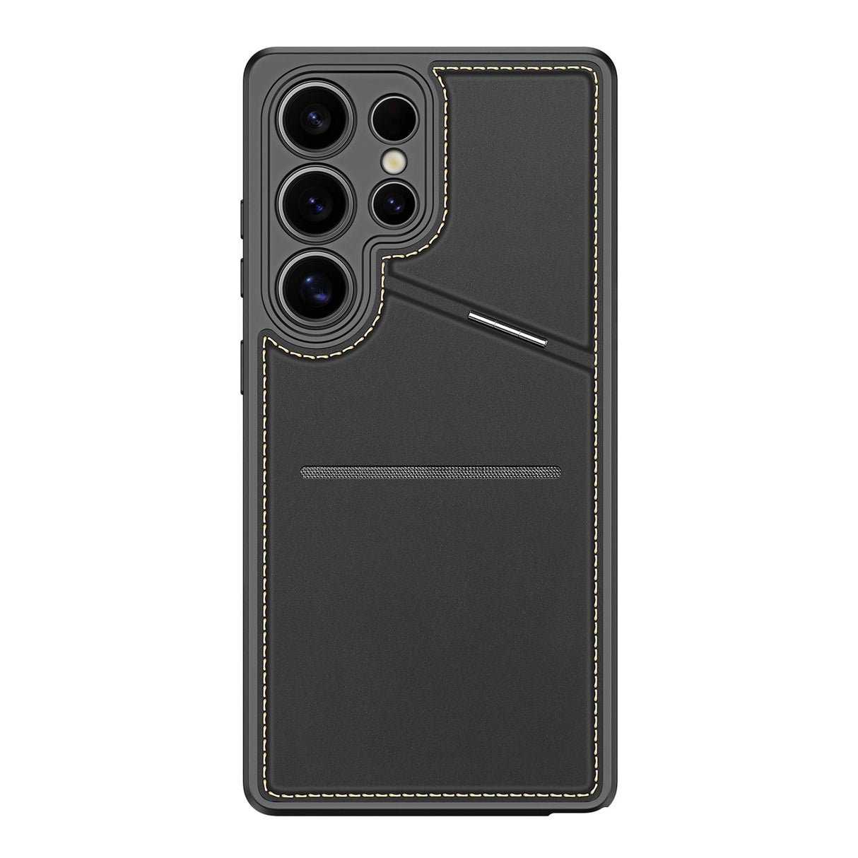 Dux Ducis Rafi II Case til Samsung Galaxy S25 Ultra med Stand og Wallet - sort