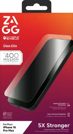ZAGG InvisibleShield Glass Elite til iPhone 16 Pro Max