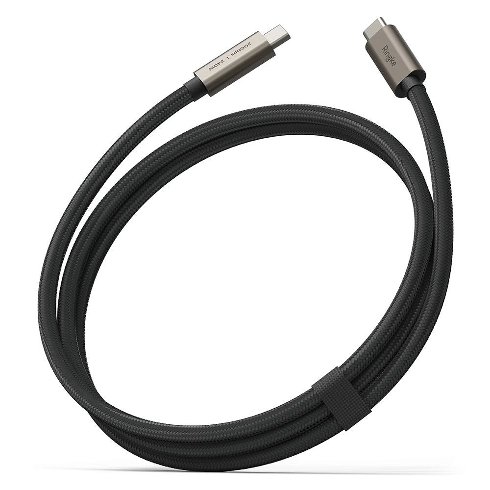 Ringke USB-C 3.2 Gen. PD240W Kabel 200cm - sort