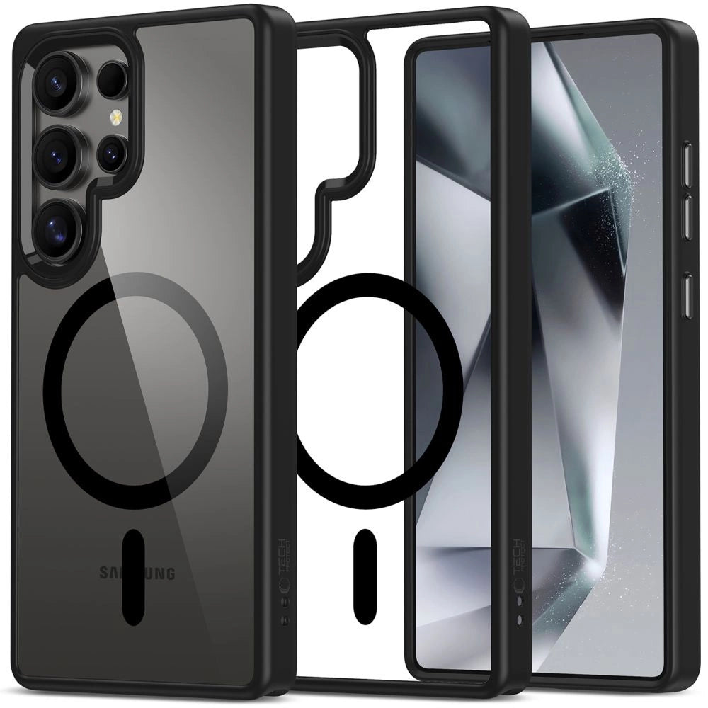 Tech-Protect MagMat MagSafe Case til Samsung Galaxy S25 Ultra - klar sort