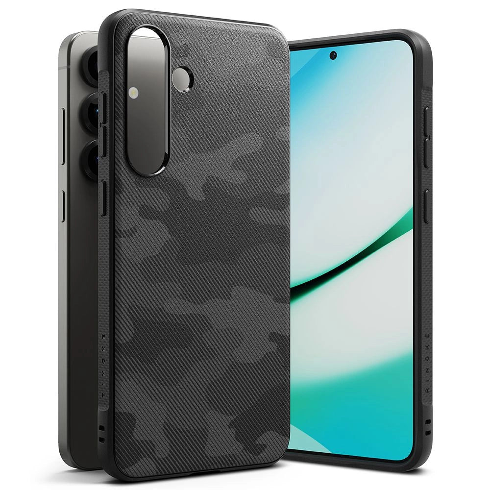 Ringke Onyx Case til Samsung Galaxy S25 - sort camouflage
