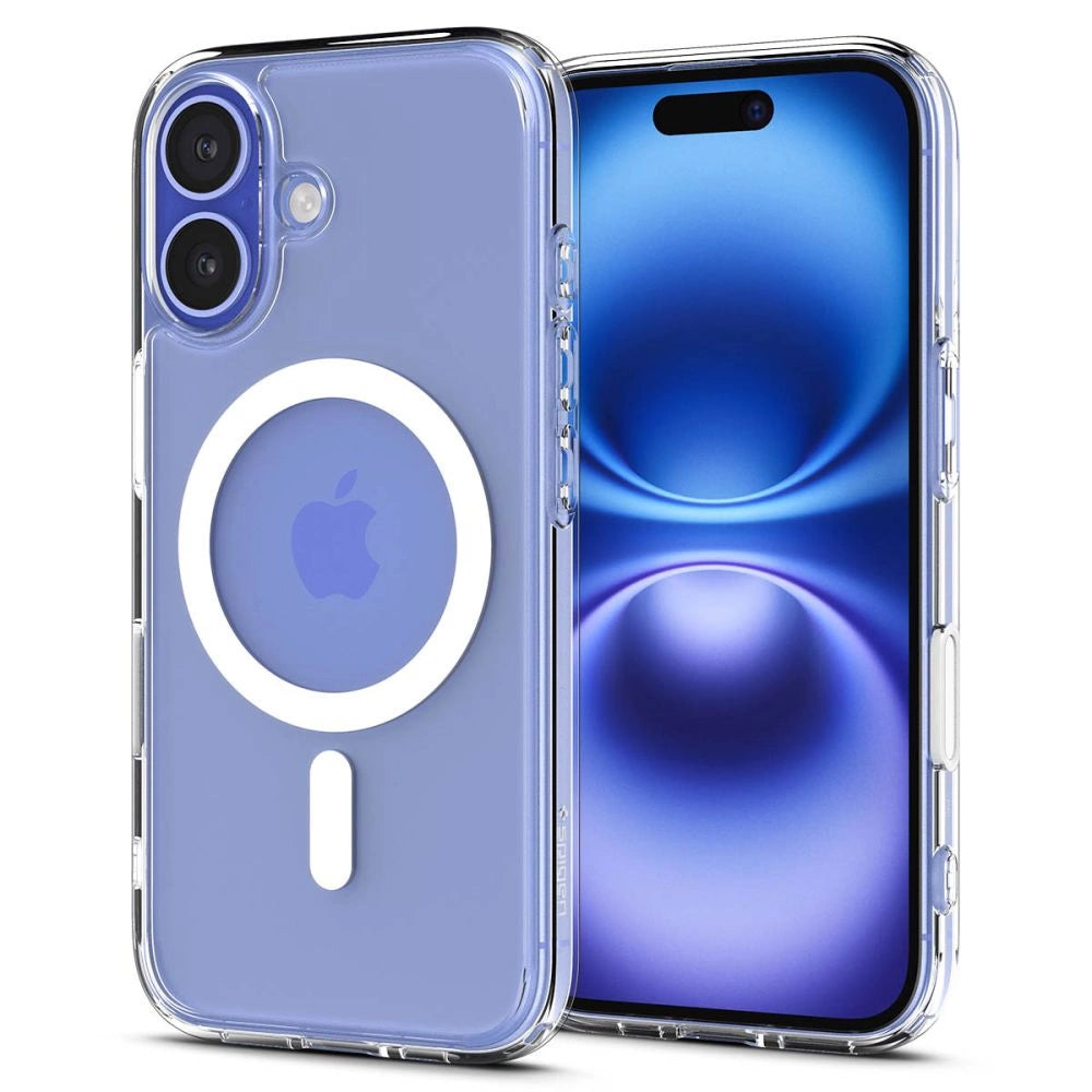 Spigen Ultra Hybrid "T" MagSafe iPhone 16 Case - hvid