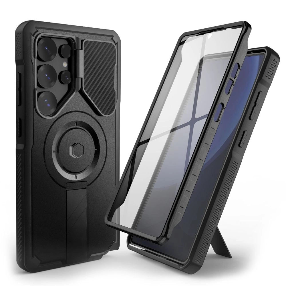 Tech-Protect Kevlar MagSafe+ Case til Samsung Galaxy S25 Ultra - sort