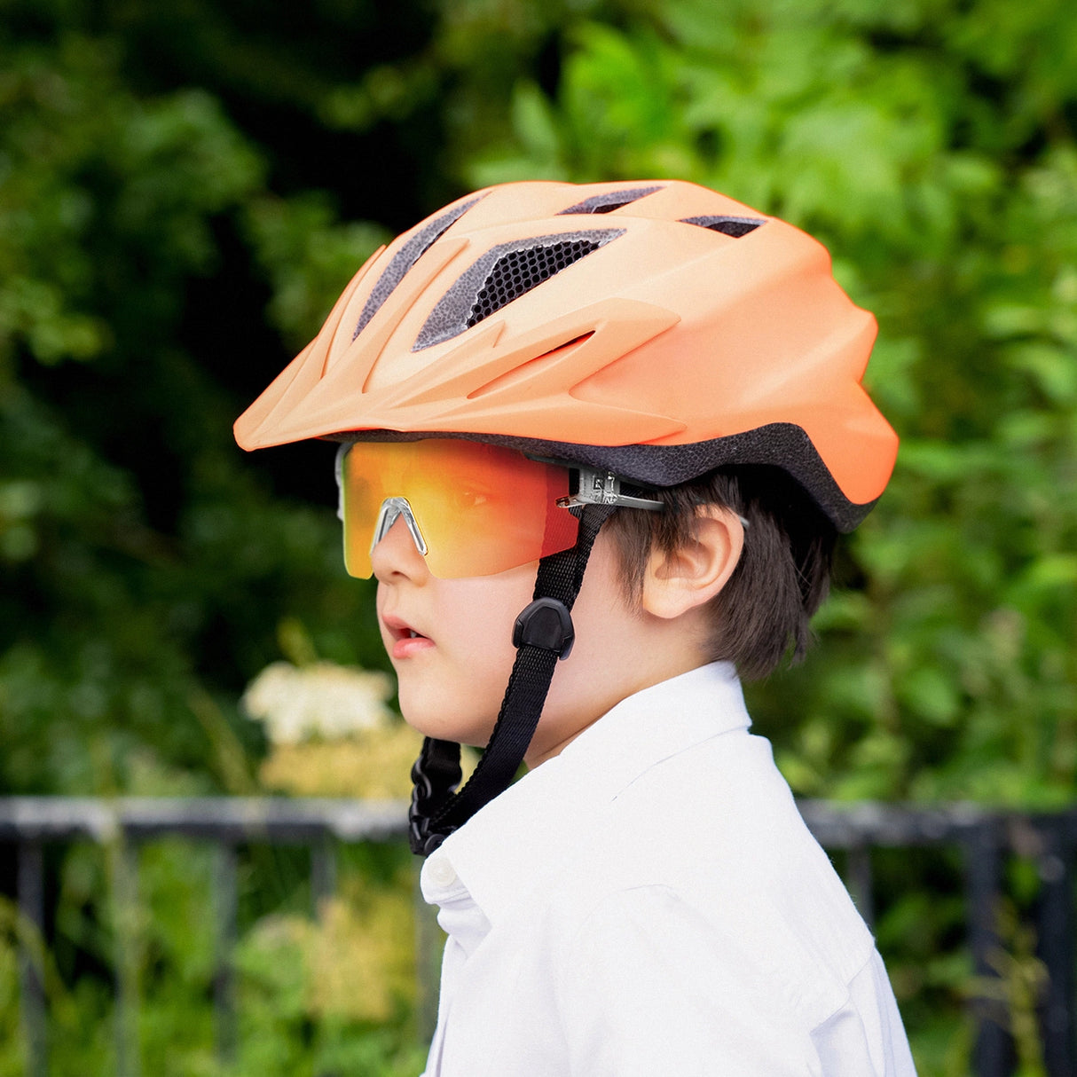 Rockbros Kids Cykelbriller, Polariseret, UV-beskyttelse, Børns - Grå