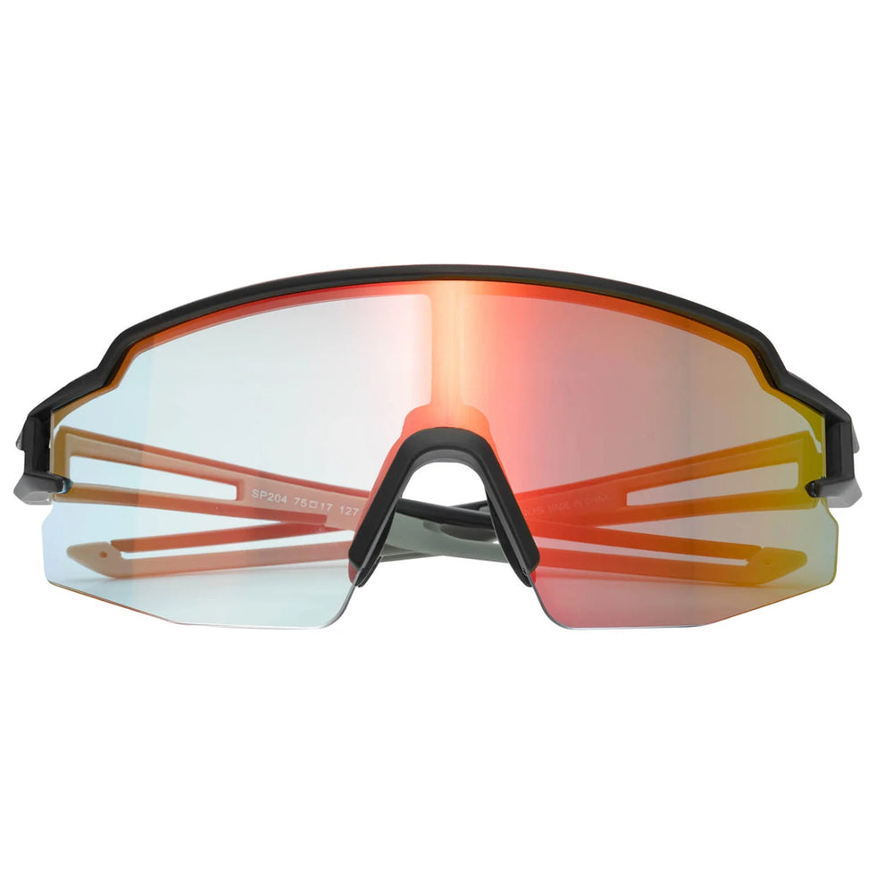 Rockbros cykelbriller fotokromisk UV-beskyttelse med korrigerende indsæt orange linser - sort