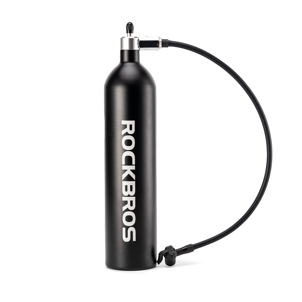 Rockbros Tubeless Tire Inflator 200 PSI 1.2l - Black