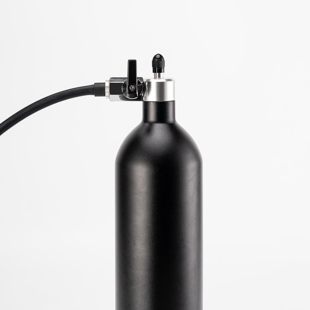 Rockbros Tubeless Tire Inflator 200 PSI 1,2l - sort