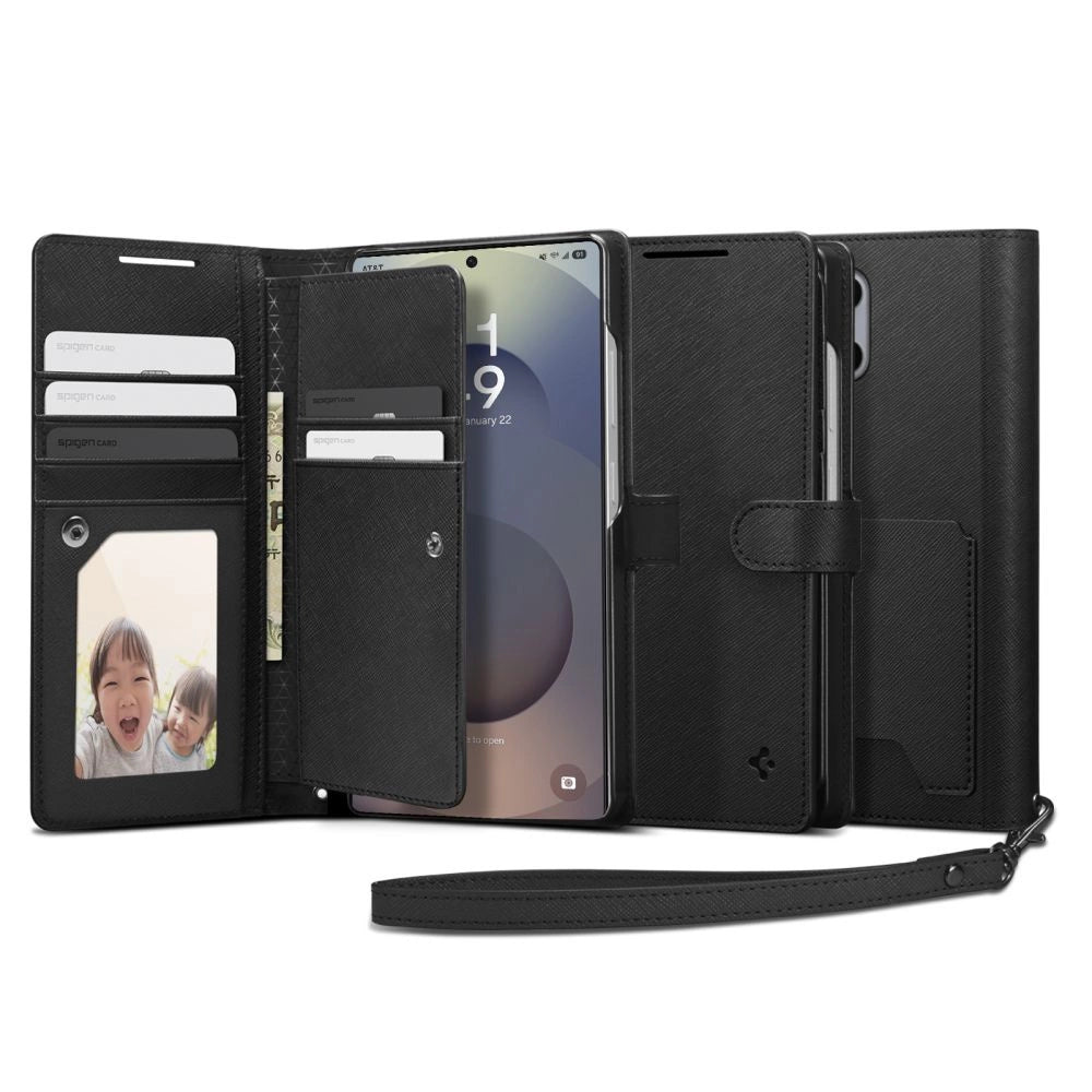 Spigen Wallet "S" Case til Samsung Galaxy S25 Ultra - sort