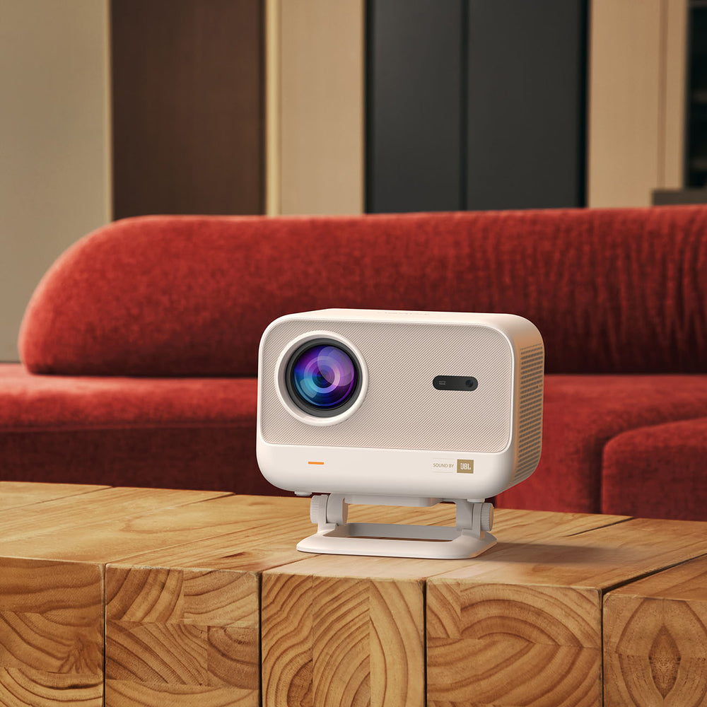 Yaber L2 Plus LCD FullHD 1080p multimedieprojektor med JBL-højttalere - Beige