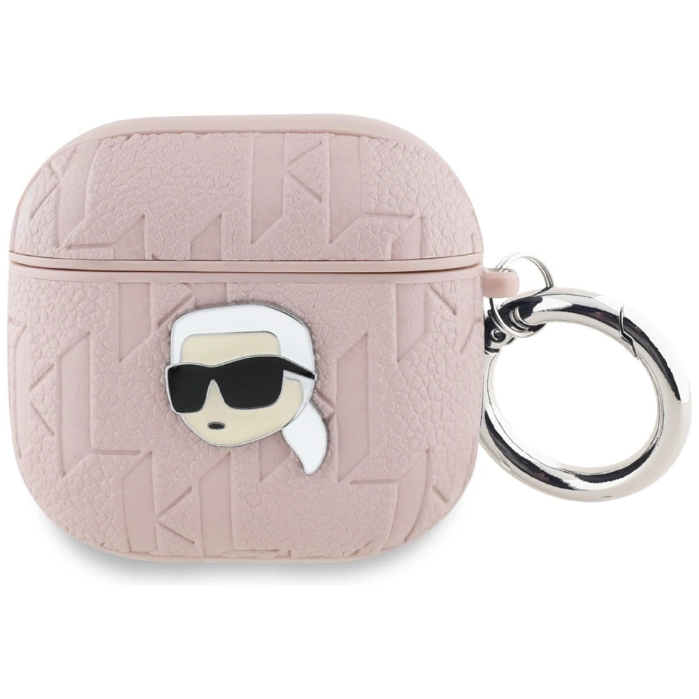 Karl Lagerfeld Monogram Karl Head Case til AirPods 4 - Pink