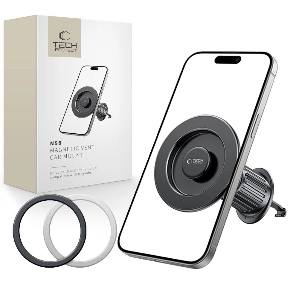 Tech-Protect N58 Magnetic MagSafe Car Air Vent Mount Holder - sort