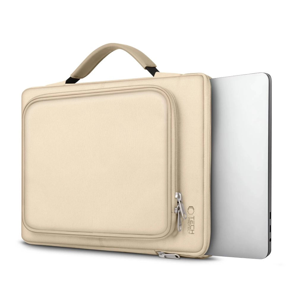 Tech-Protect Basic Bag til 15-16" laptop - beige