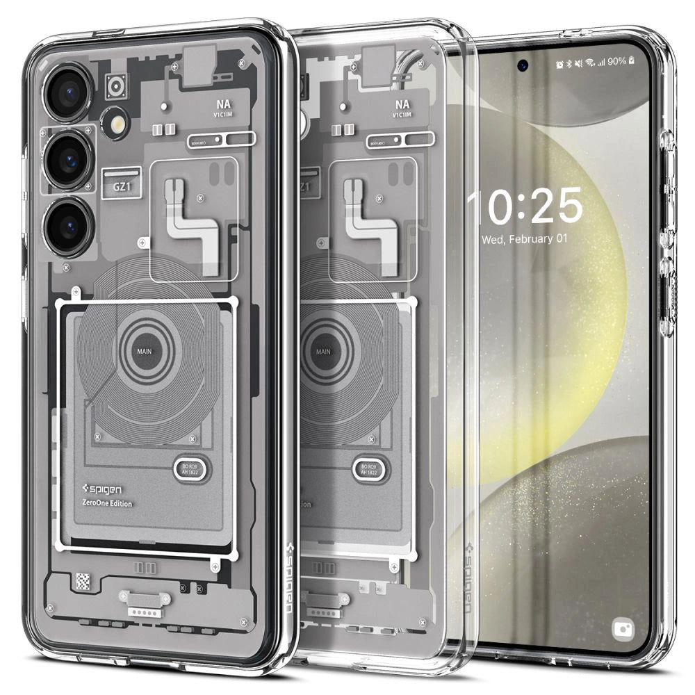 Spigen Ultra Hybrid Case til Samsung Galaxy S24 Zero One - hvid