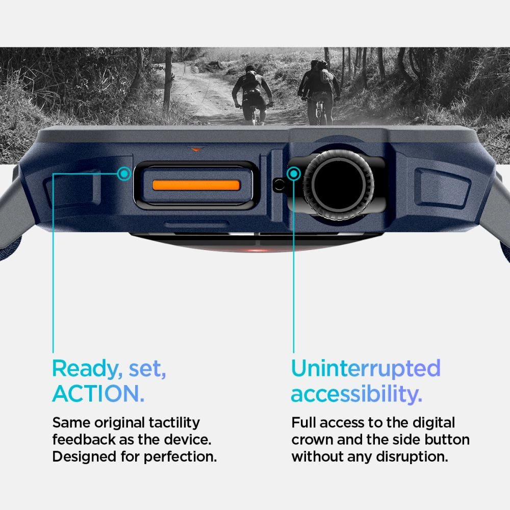 Spigen Lite Fit "Pro" Strap til Apple Watch 10 46mm - Navy Blue