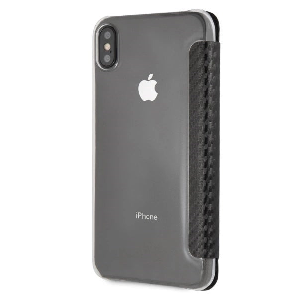 BMW Carbon Tricolor Stripe iPhone XS Max Case - sort