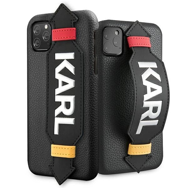 Karl Lagerfeld Strap Case til iPhone 11 Pro 5.8" - sort