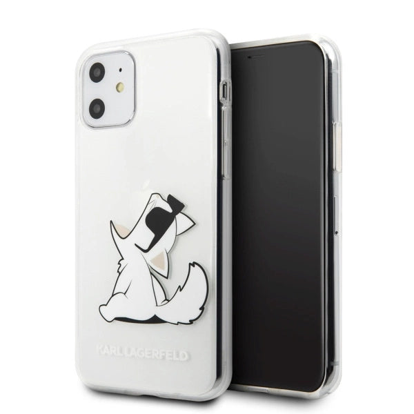 Karl Lagerfeld Choupette Fun iPhone 11 / Xr Case - gennemsigtig