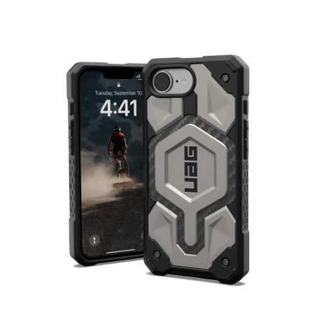 UAG Monarch Pro MagSafe-hylster til iPhone 16e - titanium