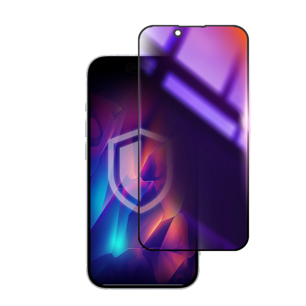3mk Rainbow Privacy temperet glas til Apple iPhone 16e