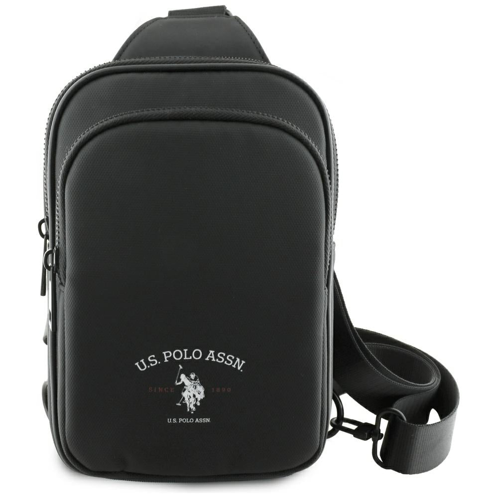 US Polo Petit Pique Crossbody Arch Phone Bag Black