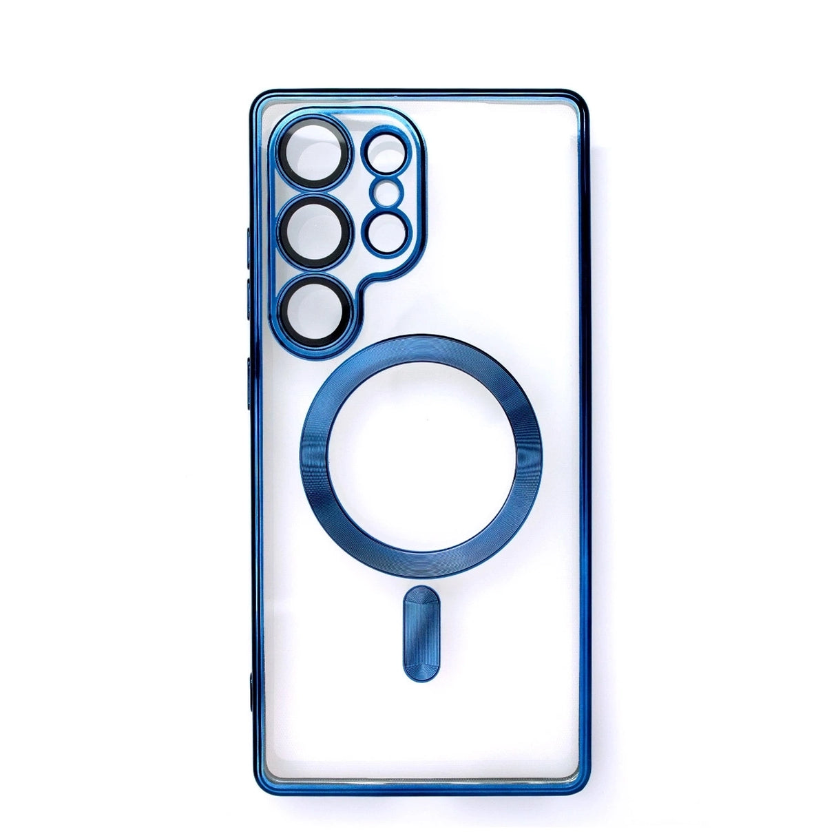 Elektroplateret æske med MagSafe til iPhone 16e - Blå