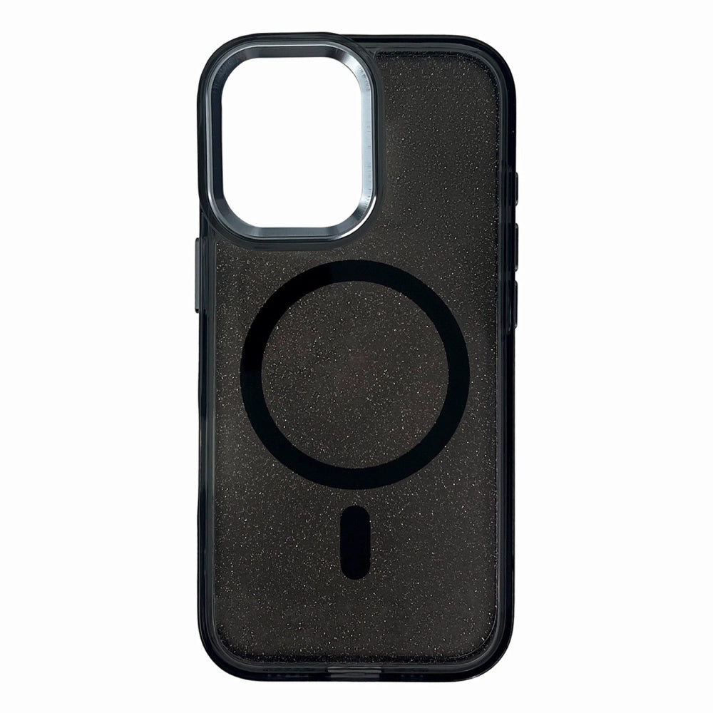Glitter Case med MagSafe til Samsung Galaxy S25 Edge - sort