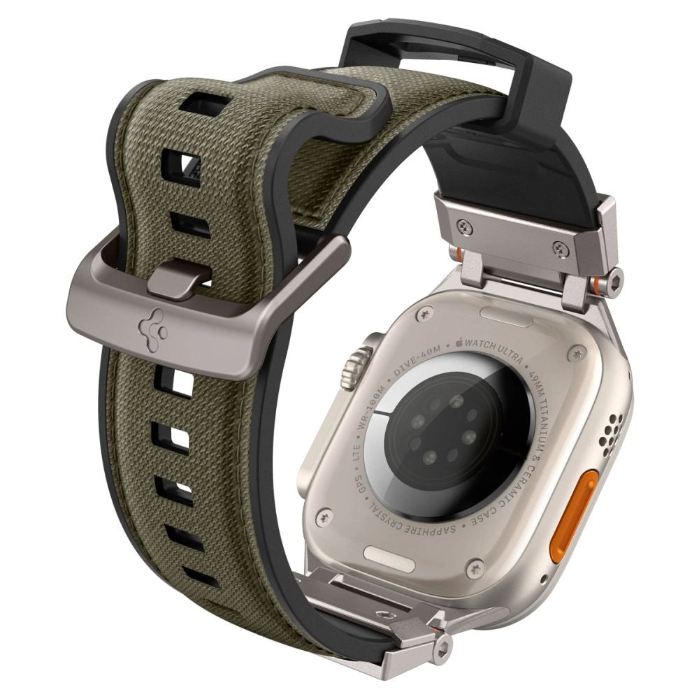 Spigen DuraPro Armor Strap til Apple Watch 44 / 45 / 46 / 49 mm - Grøn