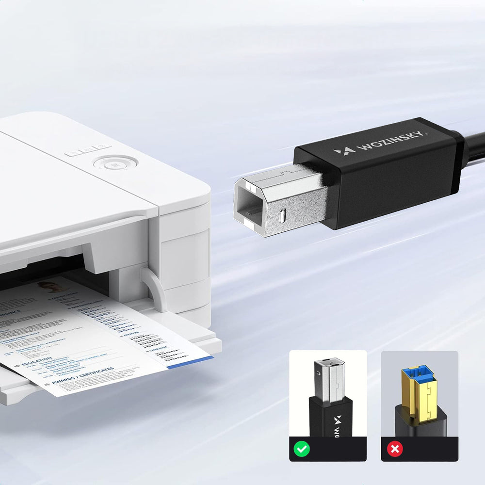Wozinsky WKDDY4S USB-B - USB-A 480Mb/s Kabel 1m - sort