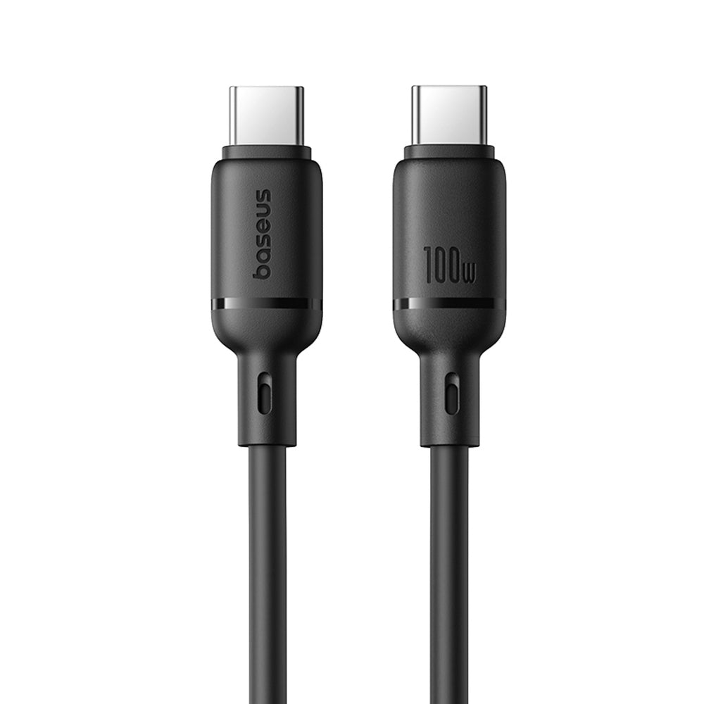 Baseusky Silky Series 100W USB-C - USB-C 1m Kabel - sort