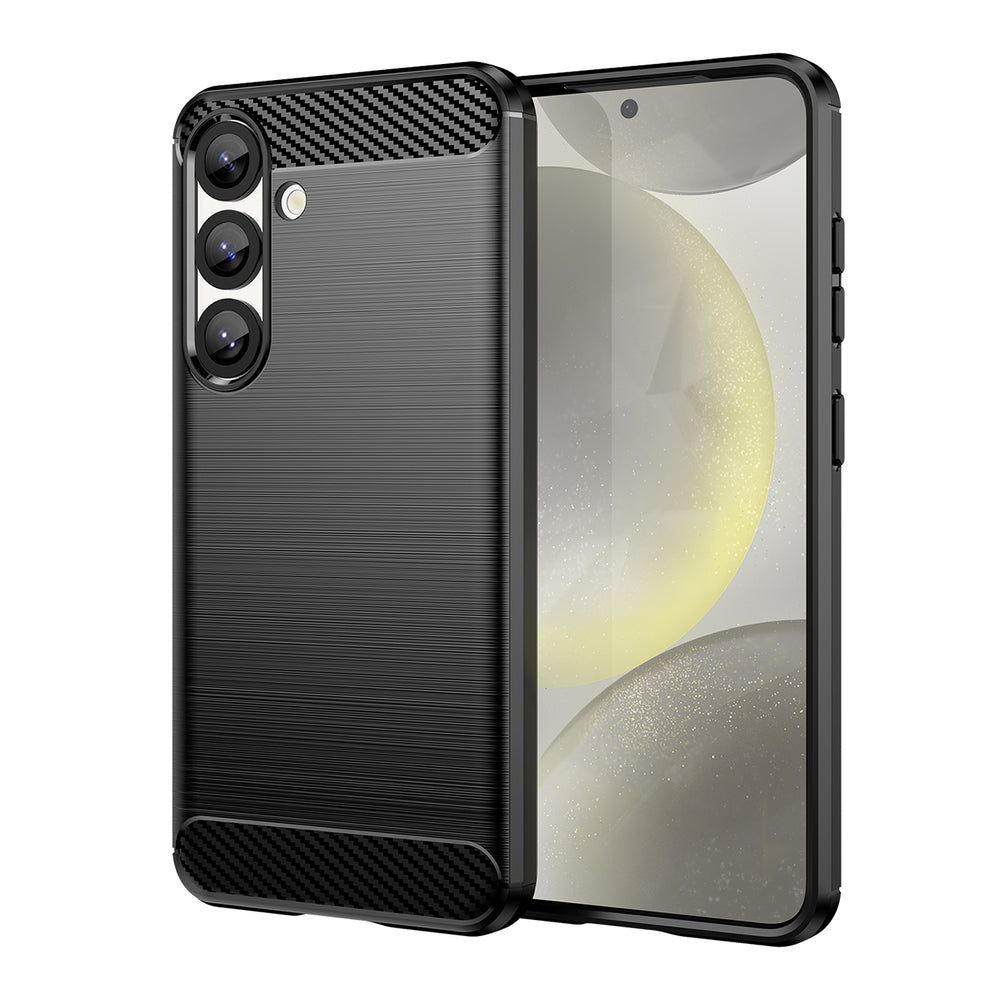 Carbon Case til Samsung Galaxy S25 Edge - sort