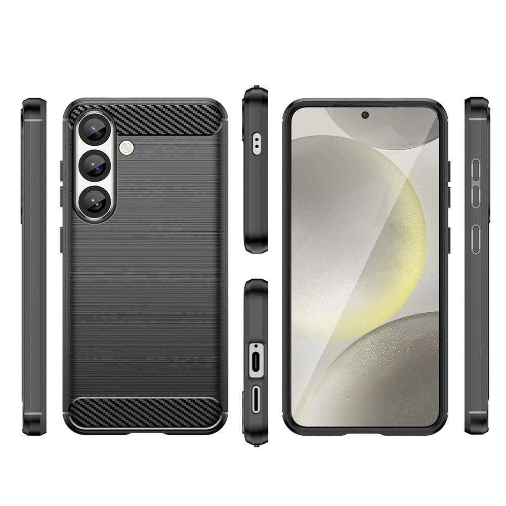 Carbon Case til Samsung Galaxy S25 Edge - sort