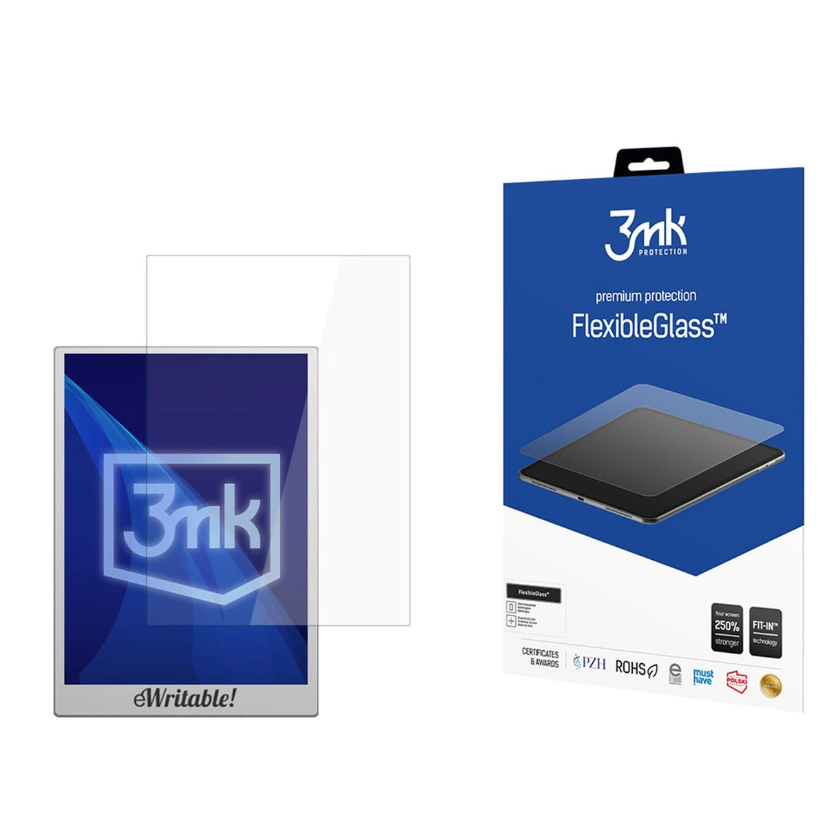 Hybridglas 3mk FlexibleGlass på reMarkable Paper Pro