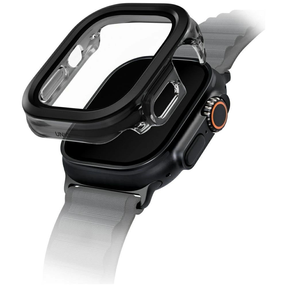 Uniq Voute hærdet glasfodral til Apple Watch Ultra 49mm - sort