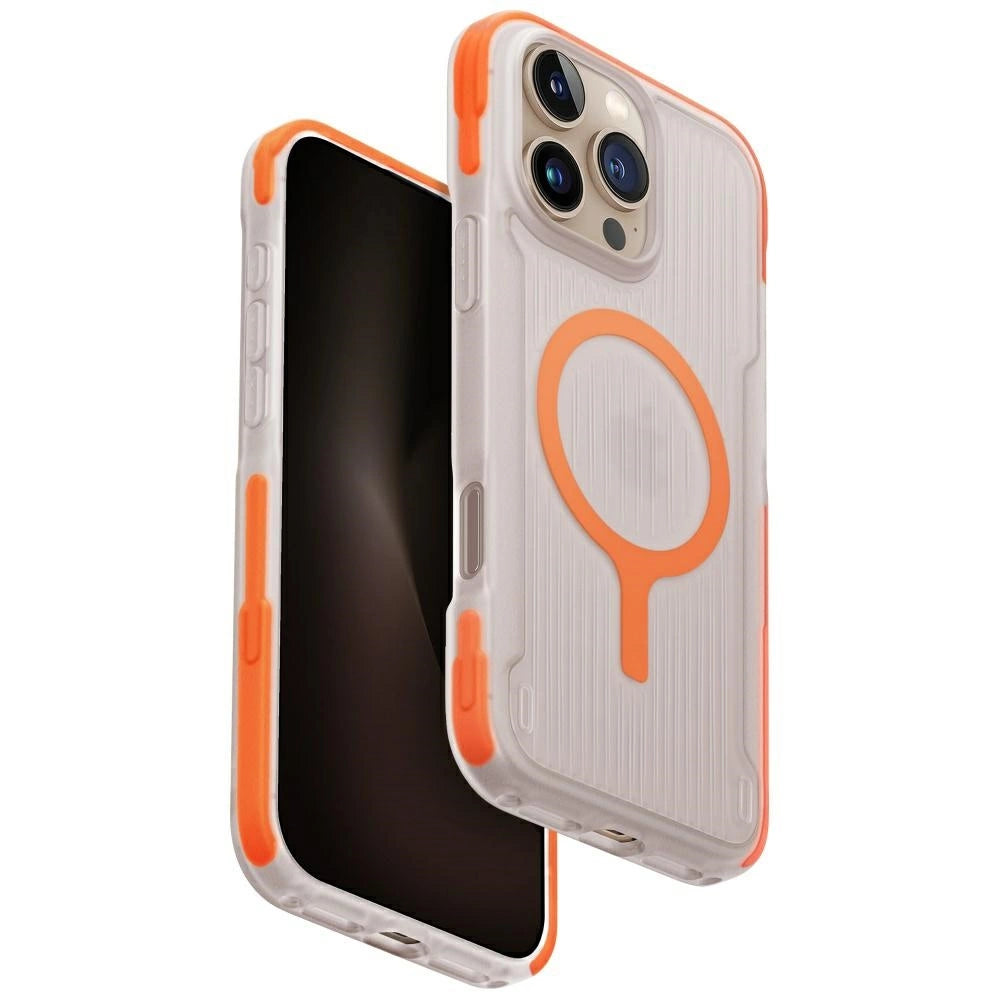 Uniq Combat Active Magclick opladningsfoder til iPhone 16 Pro Max - Orange