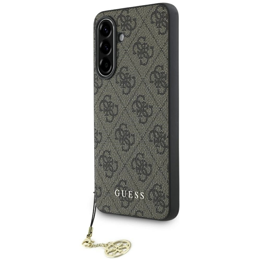 Guess 4G Charms Collection Case til Samsung Galaxy A56 - Brunt