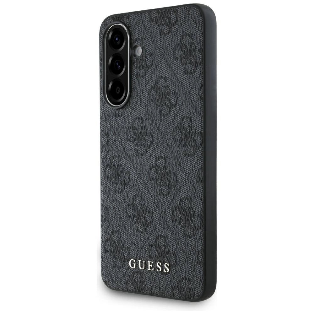 Guess 4G Metal Gold Logo Case til Samsung Galaxy A36 - sort